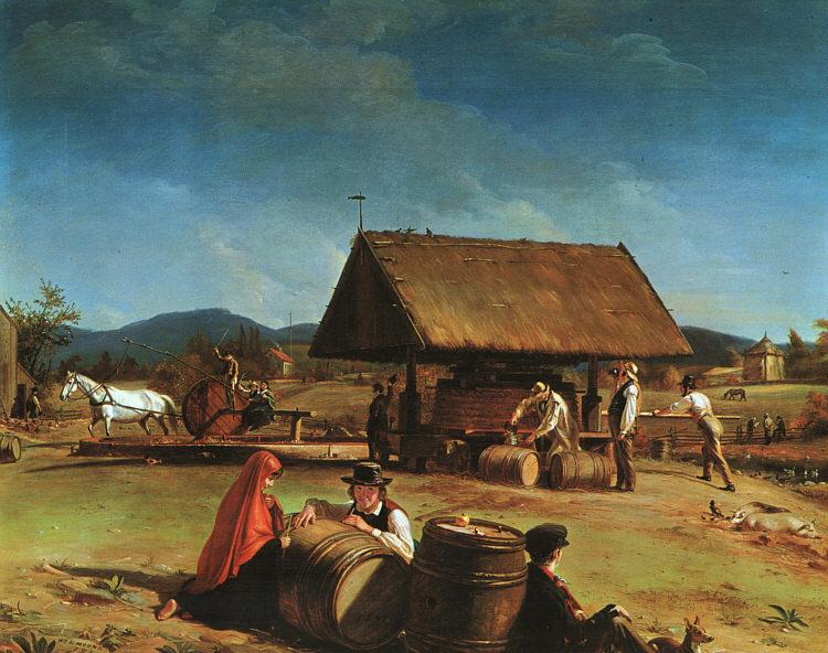 William Sidney Mount Cider Making Sweden oil painting art